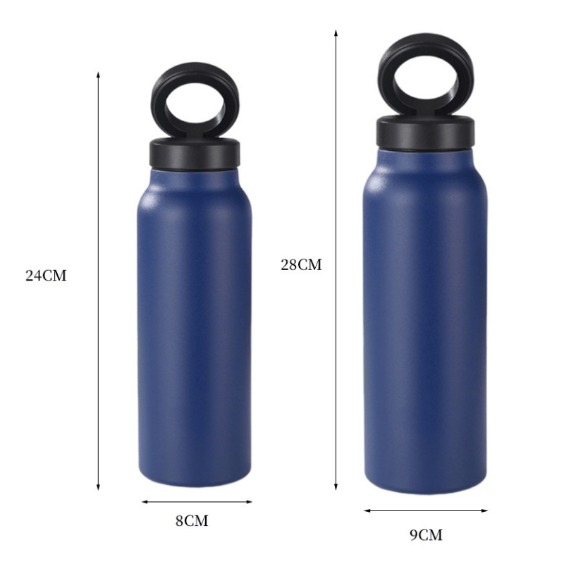 tainless Steel Insulated Water Bottle – Size and Dimensions Display