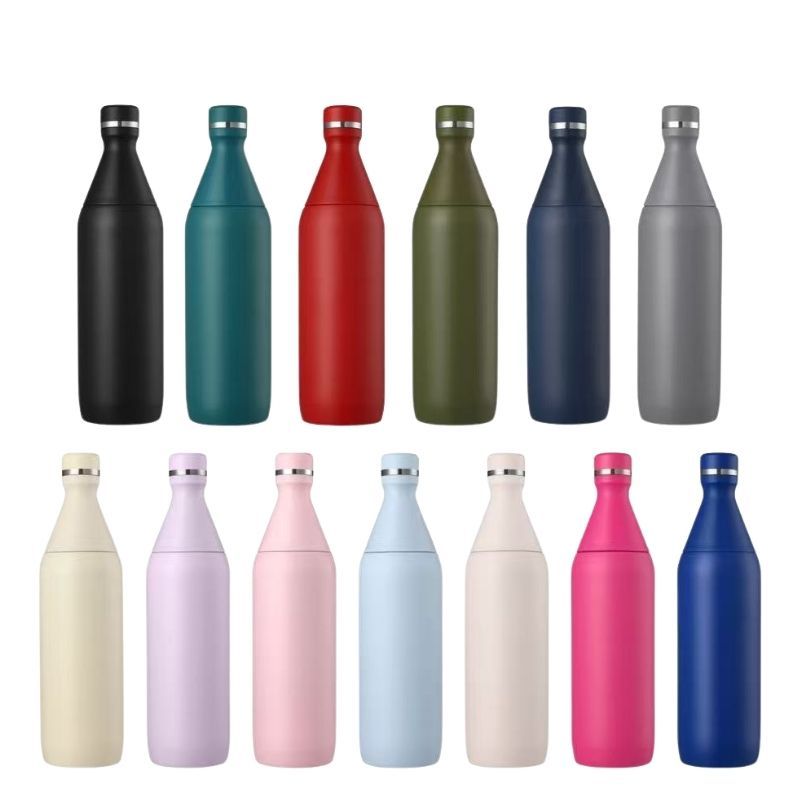 20oz Bowling Pin Stainless Steel Insulated Bottle (Custom Colors Available)