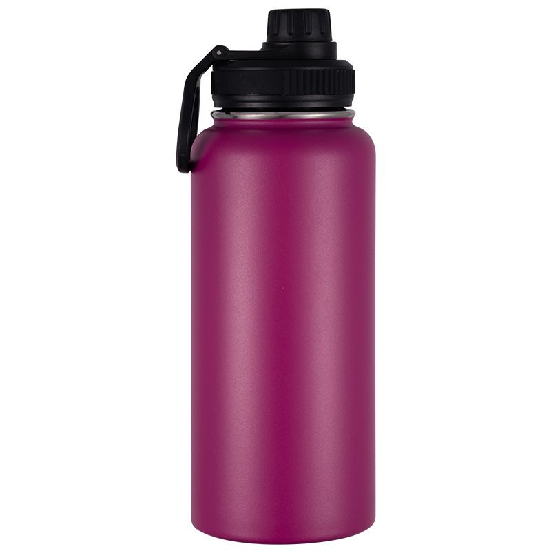 Side view 32oz stainless steel vacuum jug