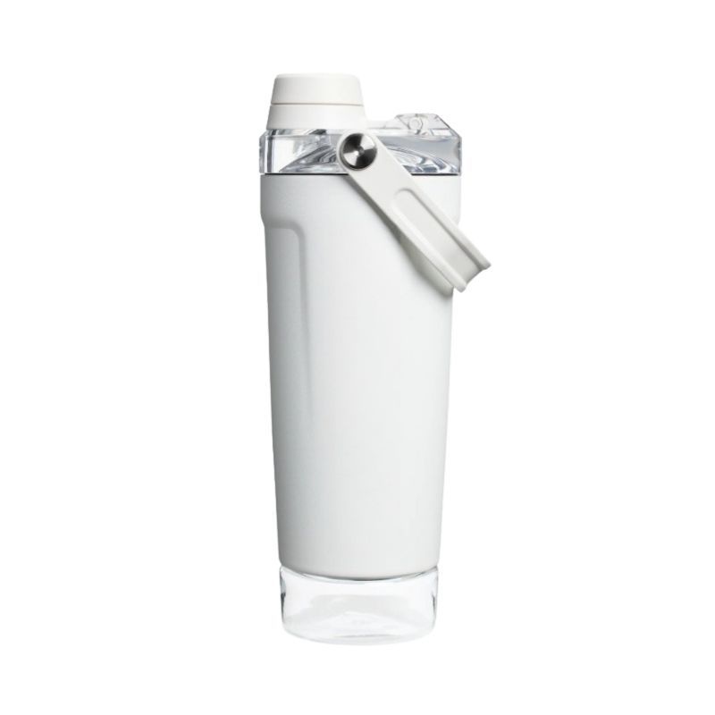 stainless steel shaker bottle white color custom wholesale
