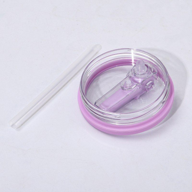 Water jug lid detail with straw