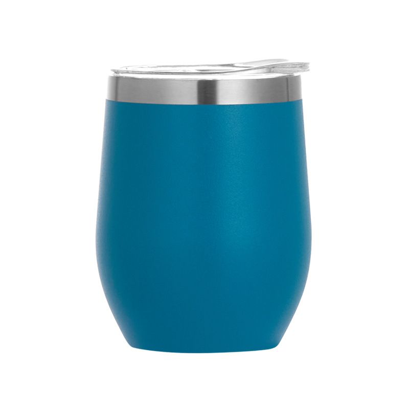 Vacuum insulated interior of 12oz egg tumbler