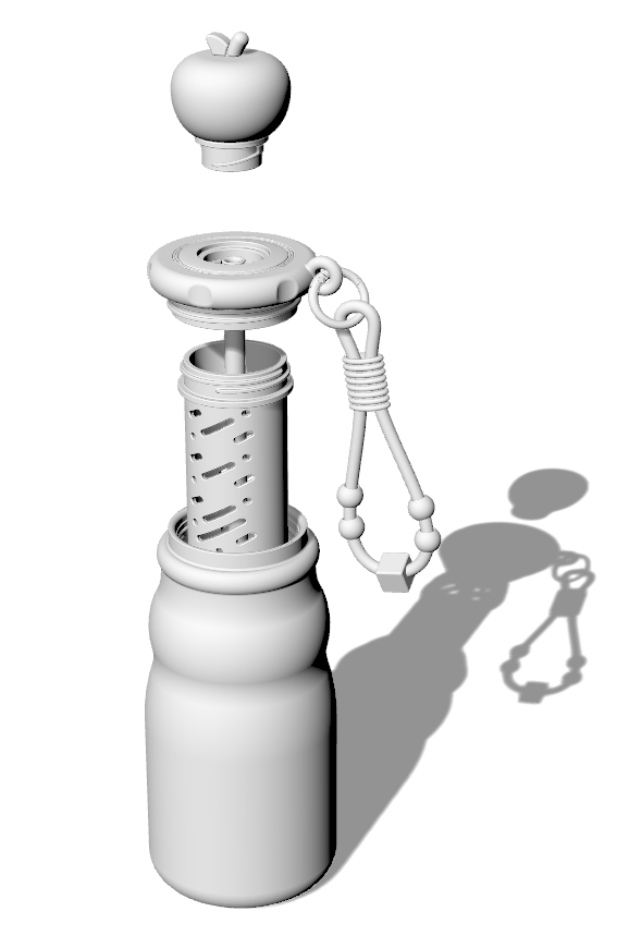 Example of a STP/STEP 3D component model view for tooling feasibility