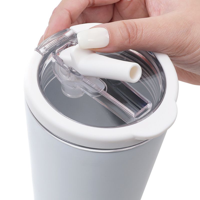 sliding straw opening lid detail