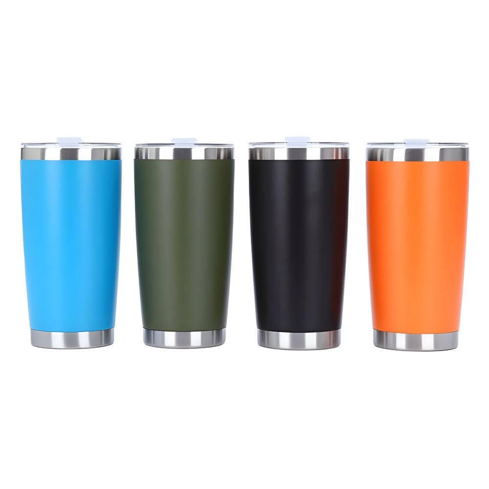 20oz vacuum insulated stainless steel tumbler for hot and cold drinks