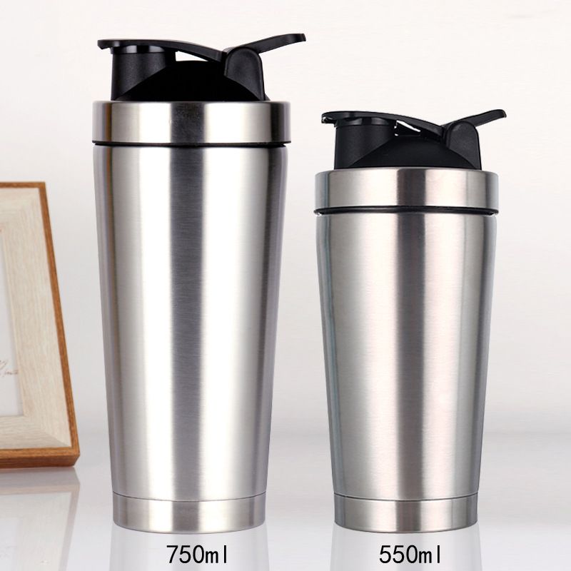 17oz vs 25oz stainless steel protein shaker bottle comparison