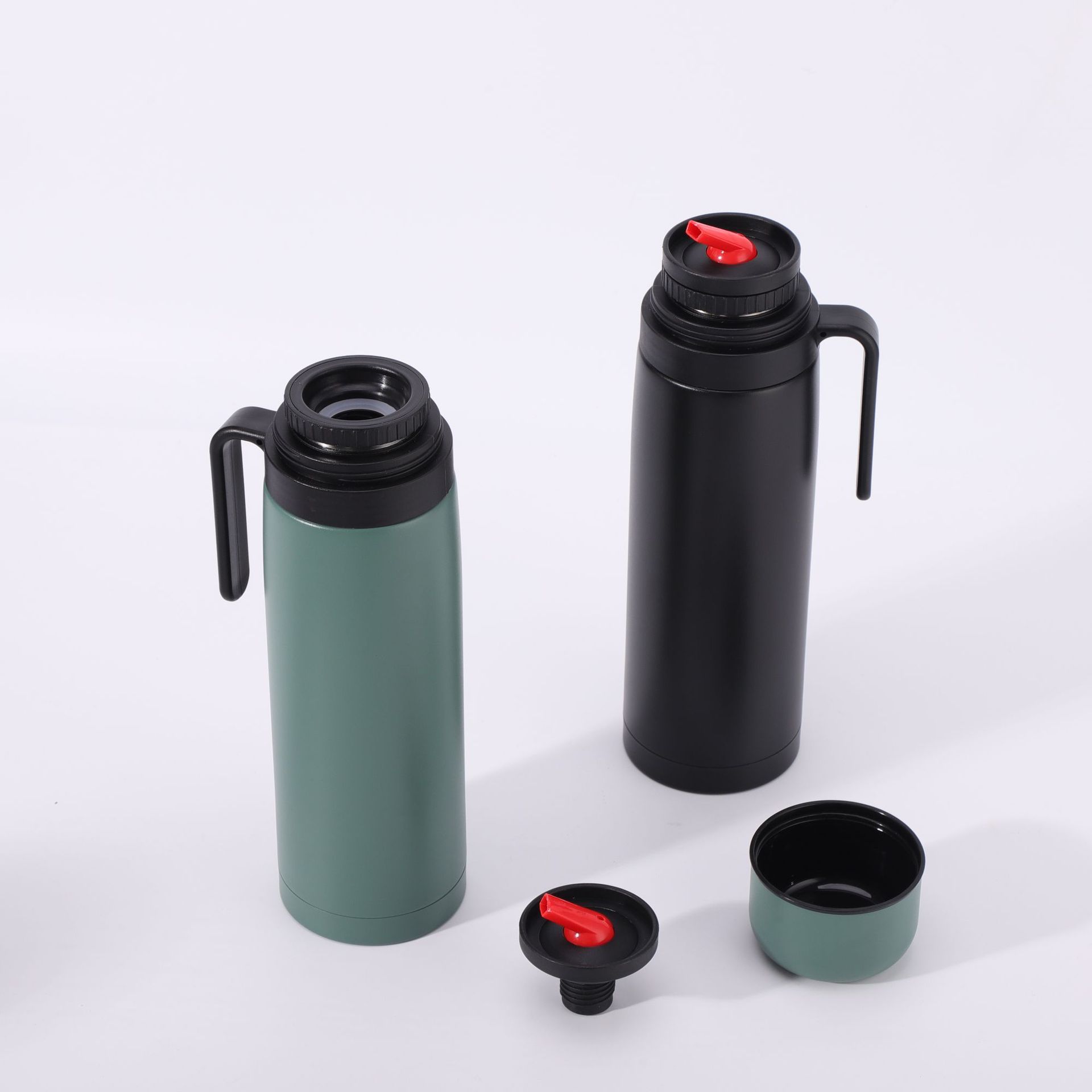 800ml insulated flask with cup lid and screw stopper