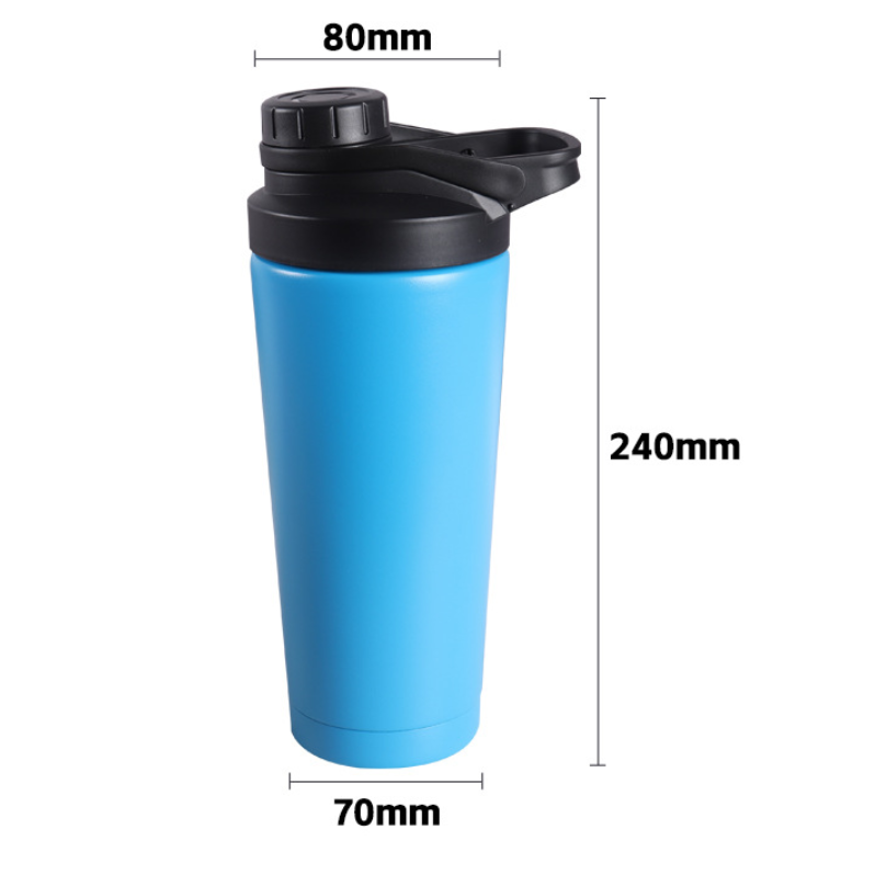 750ml shaker bottle size reference