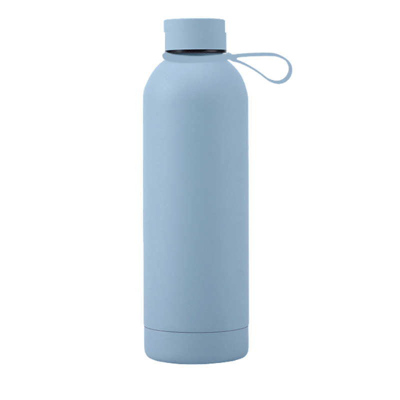 Narrow Mouth Stainless Steel Insulated Water Bottle with Handle