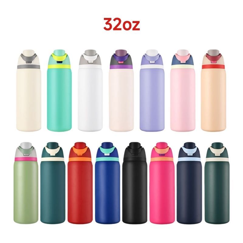 32oz insulated bottles – bulk custom colors