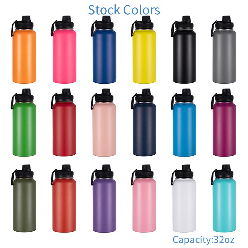 32oz stainless steel jug available in 30+ colors
