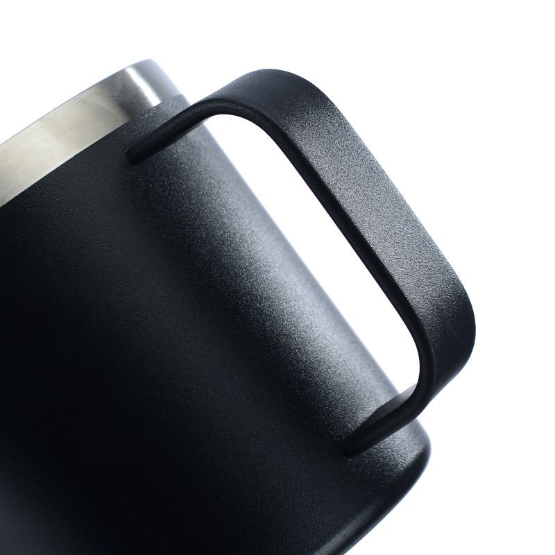 stainless steel mug handle detail
