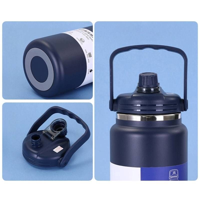 stainless steel water jug lid and body exploded view