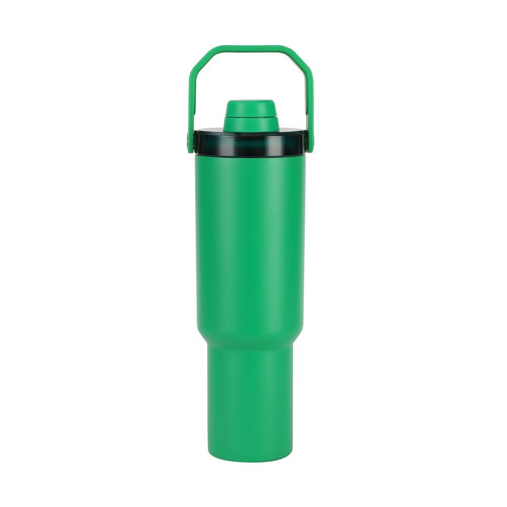 32oz insulated tumbler with handle and flip spout lid