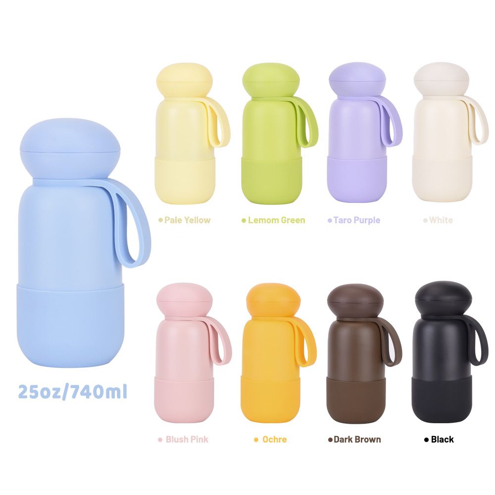 color options of dome lid insulated bottle 25oz