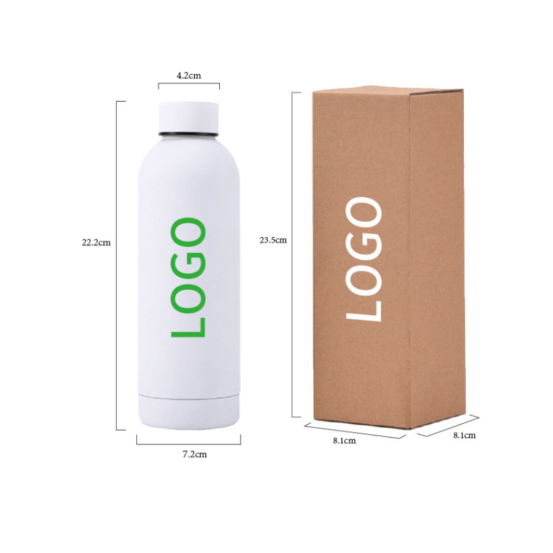 Custom Logo Narrow Mouth Stainless Steel Insulated Water Bottle