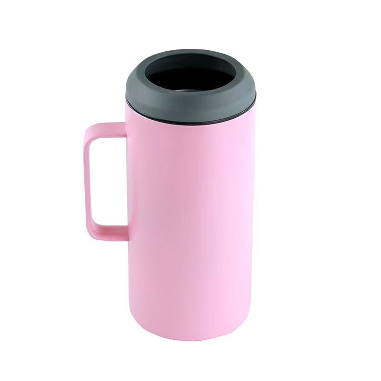 40oz Stainless Steel Insulated Beer Can Cooler with Handle