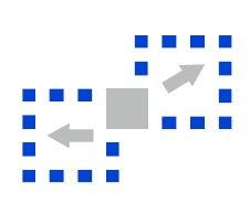 Making processes flexible and scalable — arrows icon
