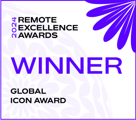 Remote Excellence Awards 2024 — Global Icon Award Winner