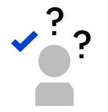 Establishing understanding and trust — question icon