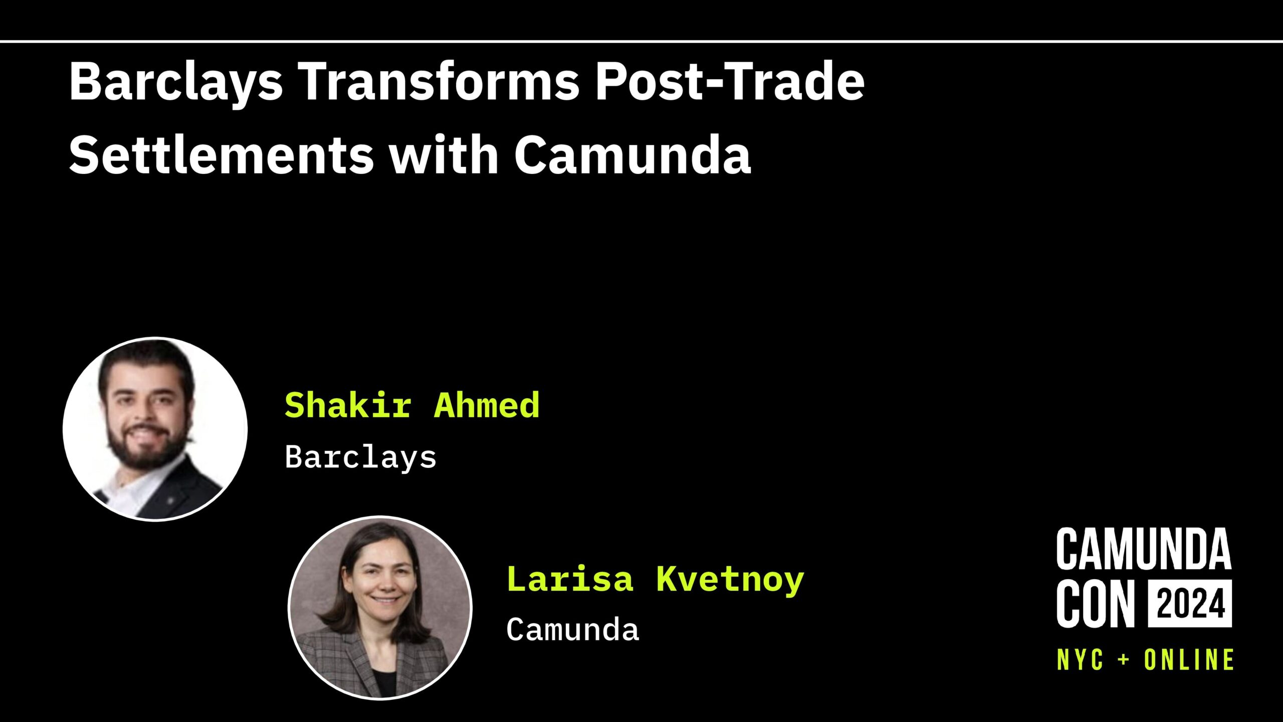 How Barclays transformed post-trade settlements with Camunda