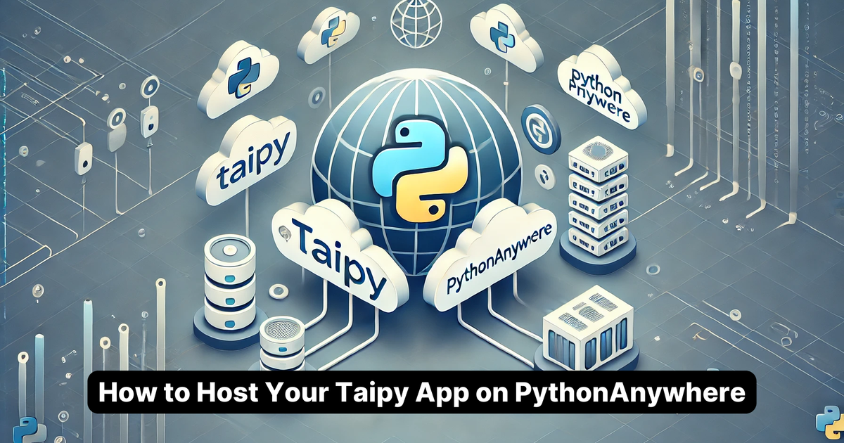 Taipy Python Icon How to Host Your Taipy App on PythonAnywhere
