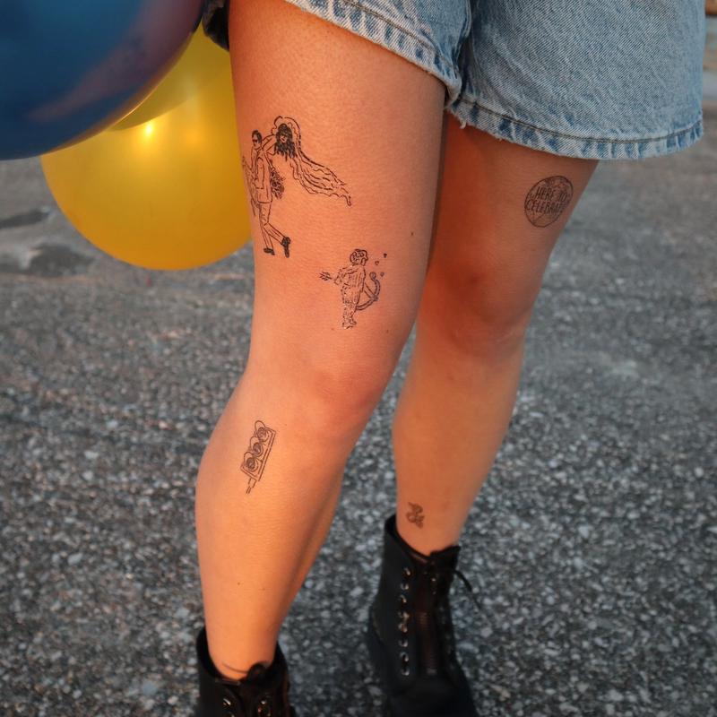 temporary tattoos collage portugal