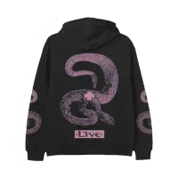LIVE Snake Zip Hoodie