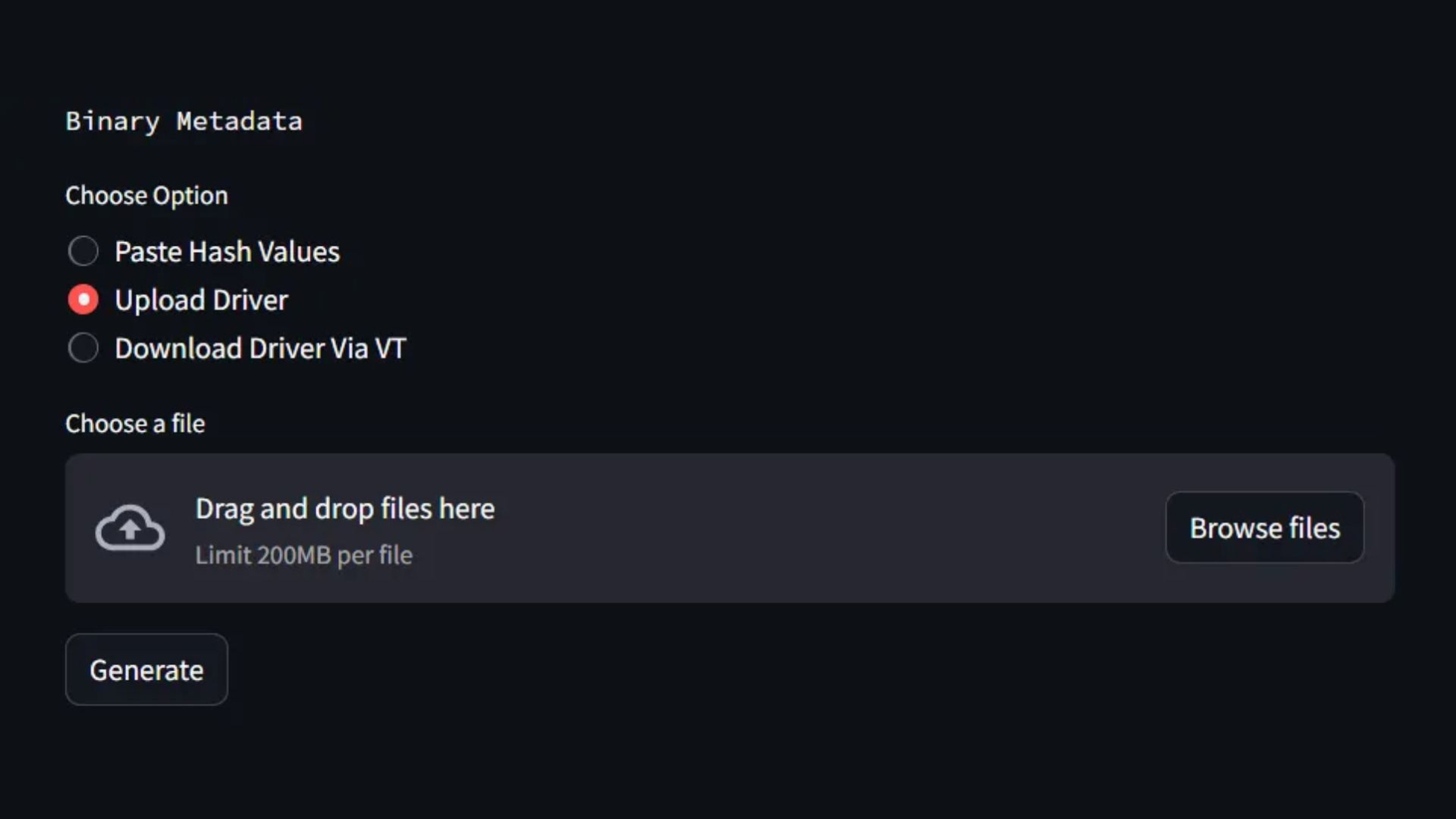 New LOLDriver App Upload Feature
