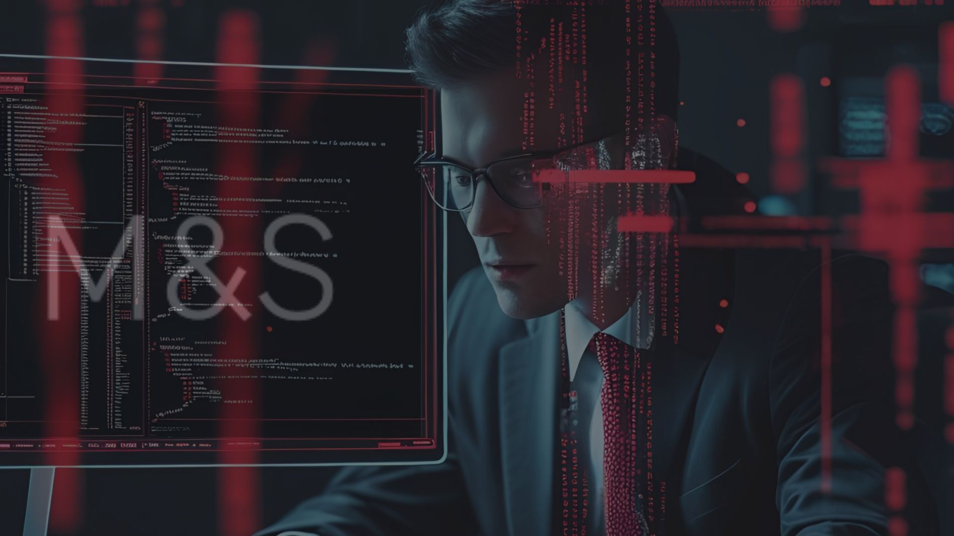 Visual representation of security blind spots revealed by the M&S breach