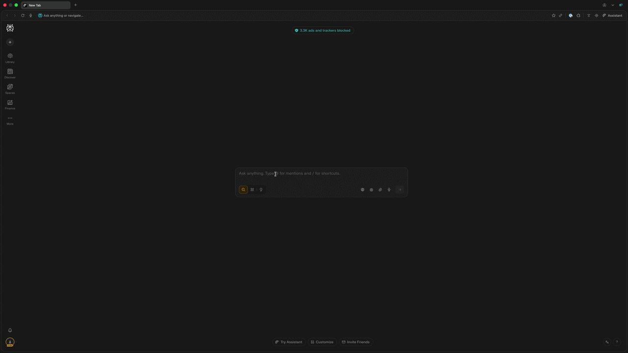 Comet can open the file system when asked directly