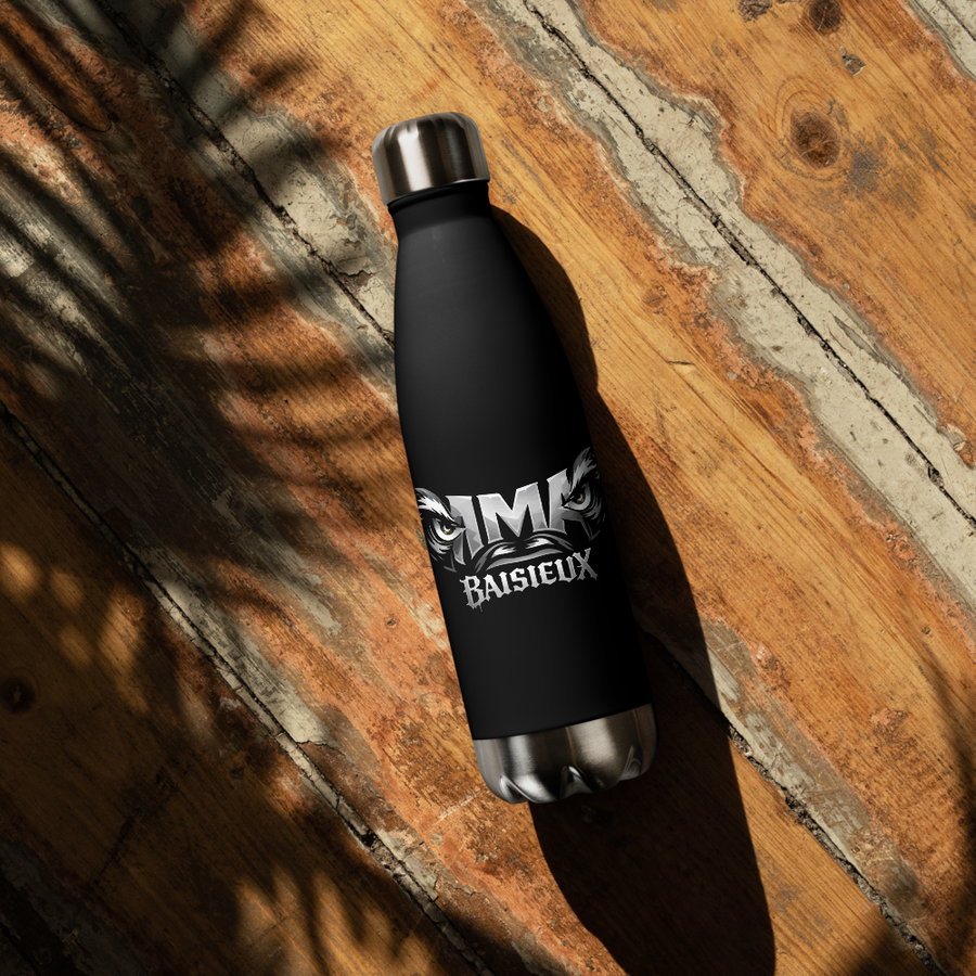 Gourde - MMA Baisieux - Black Inox