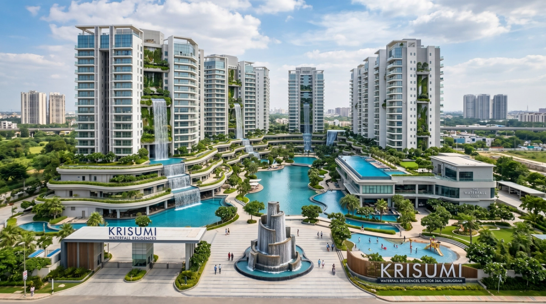 Krisumi Waterfall Residences, Sector 36A