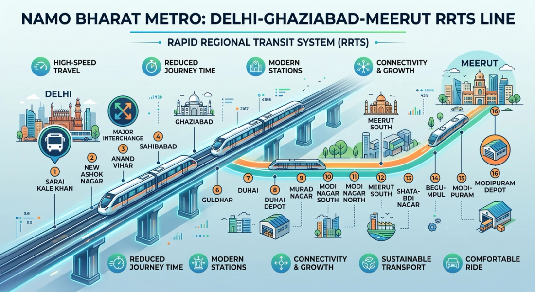 Delhi to Meerut All Stations