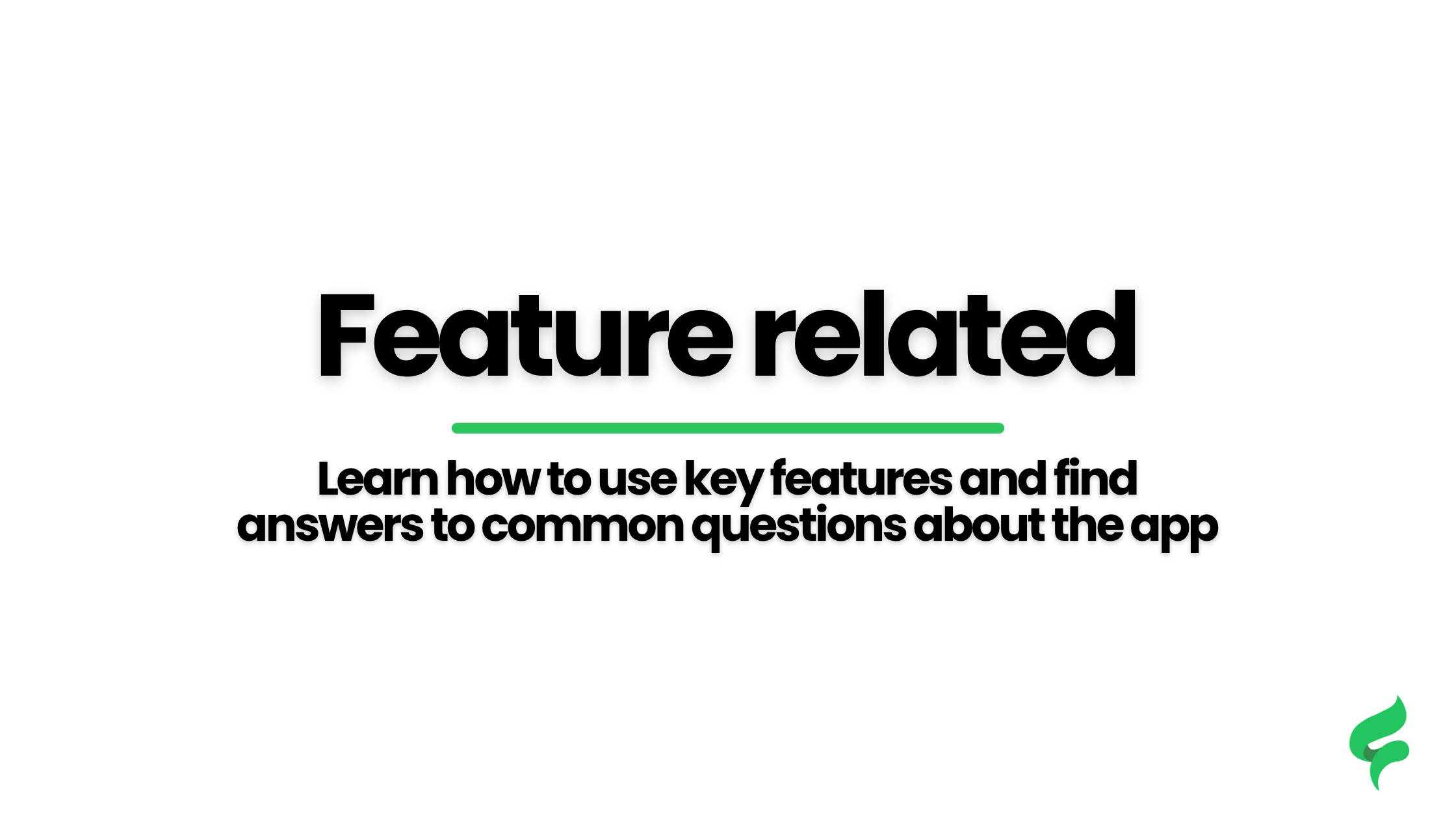 Help center- Feature related | Flavorish