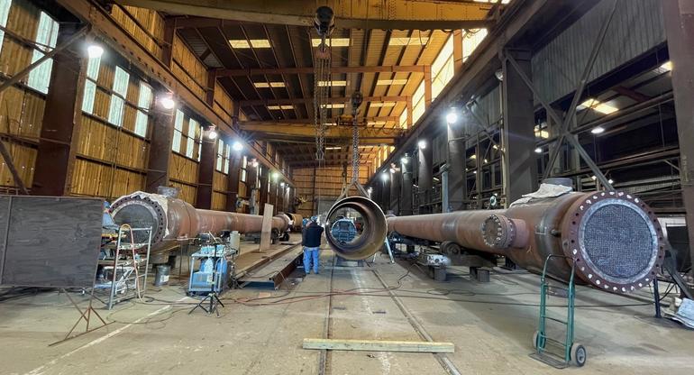 Krueger Engineering operates from a 110,000 square foot fabrication facility situated on 27 acres in Houston, Texas, with direct rail access into the plant.