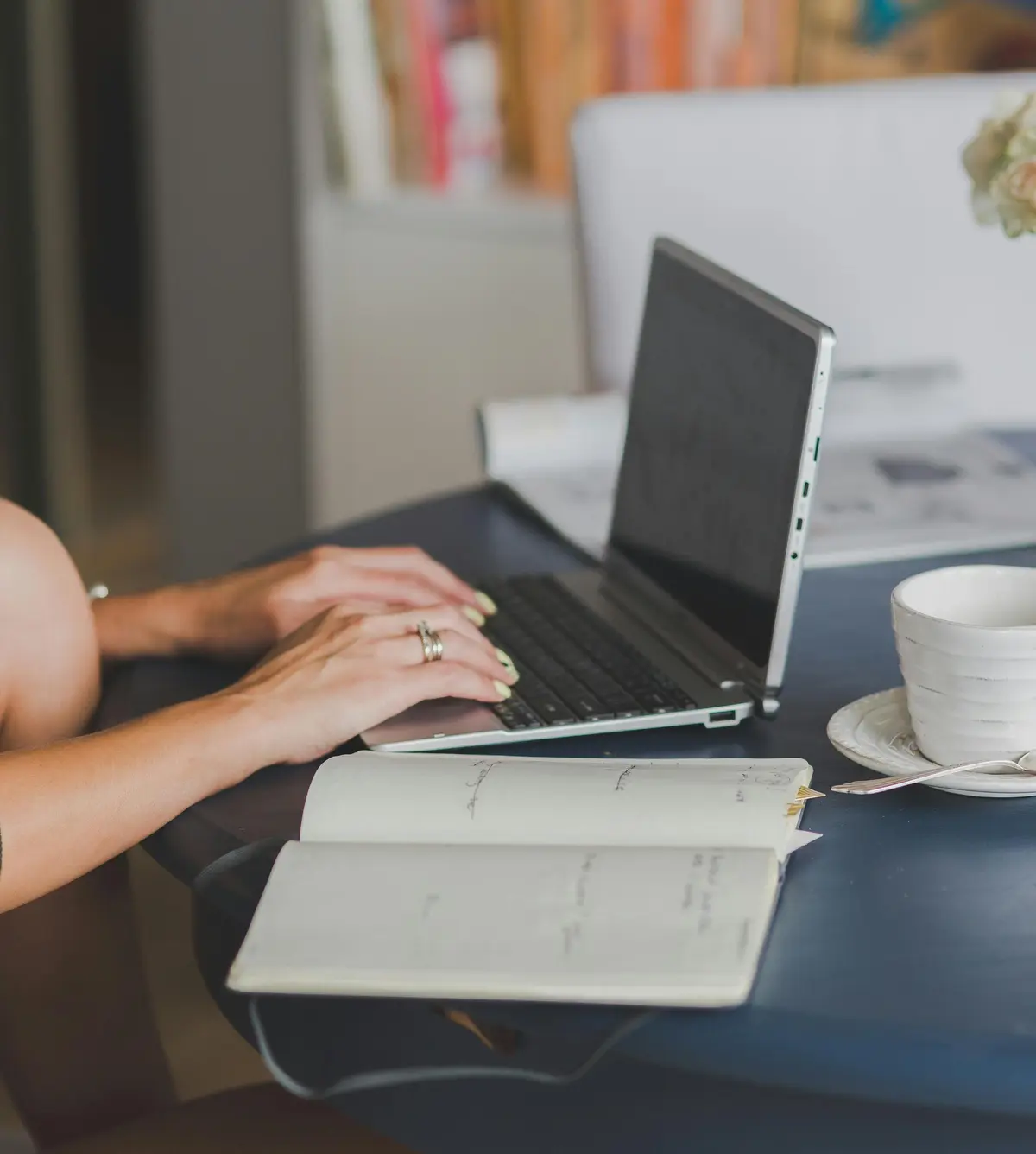 People reviewing something on a computer