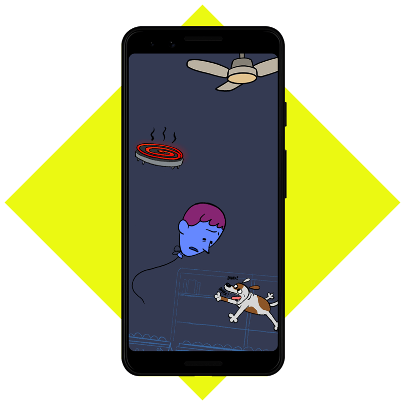 Screenshot of the game on a mobile phone.