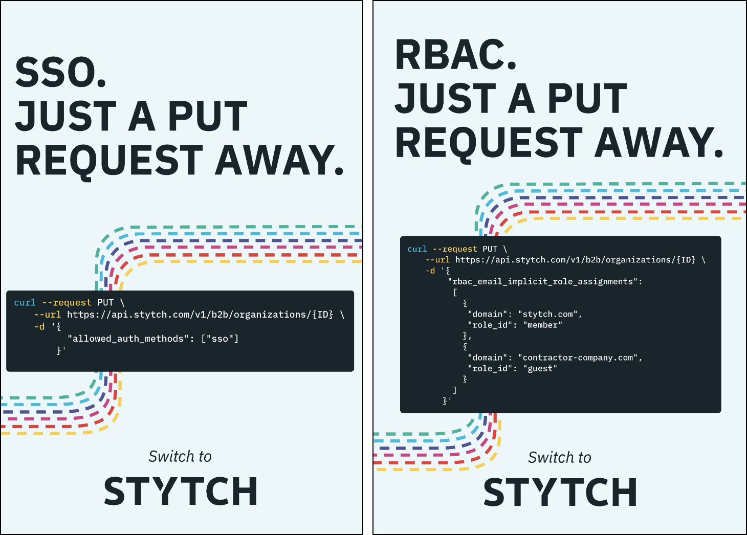 SSO and RBAC in curl requests