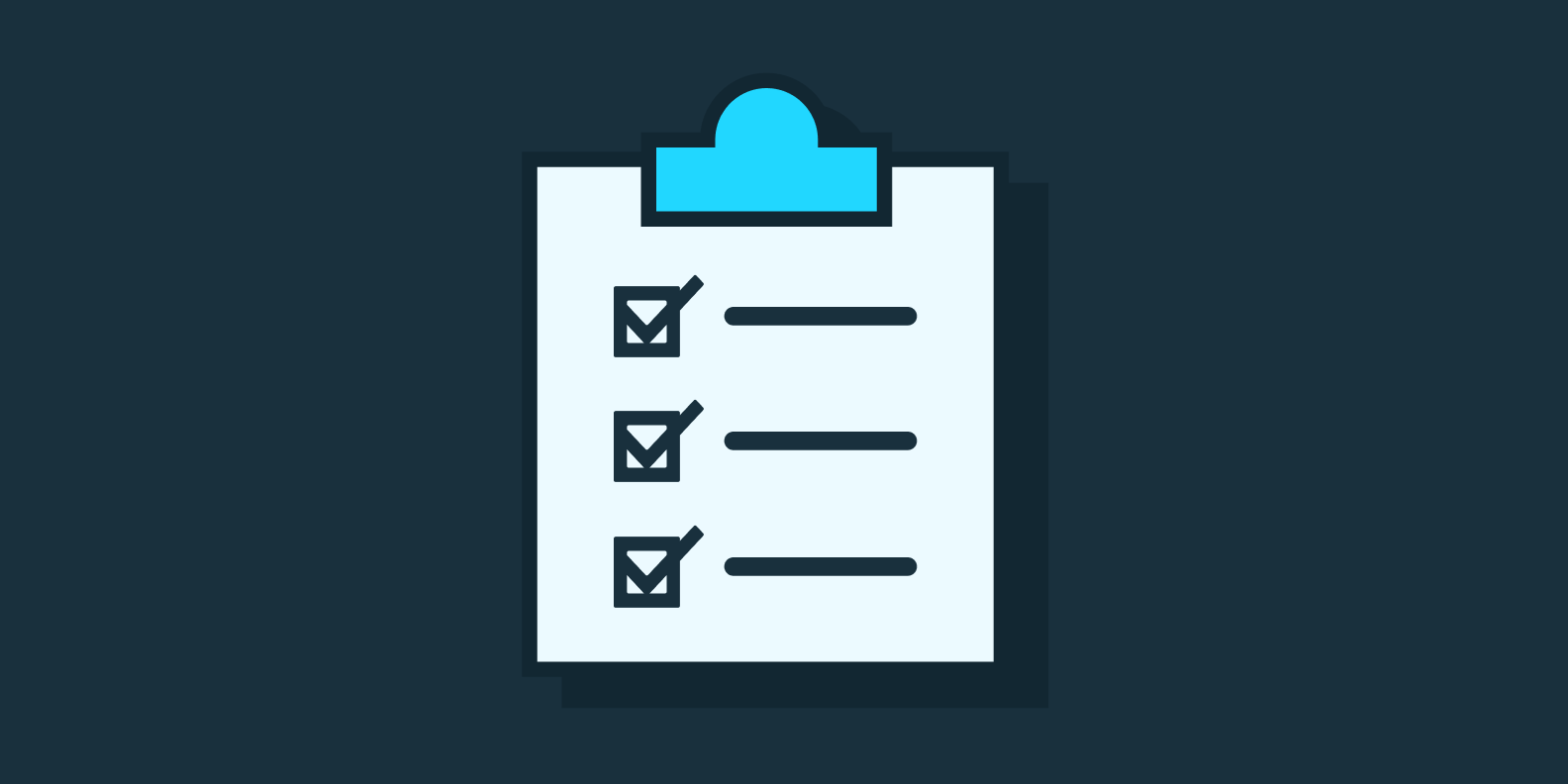 an illustration of a checklist