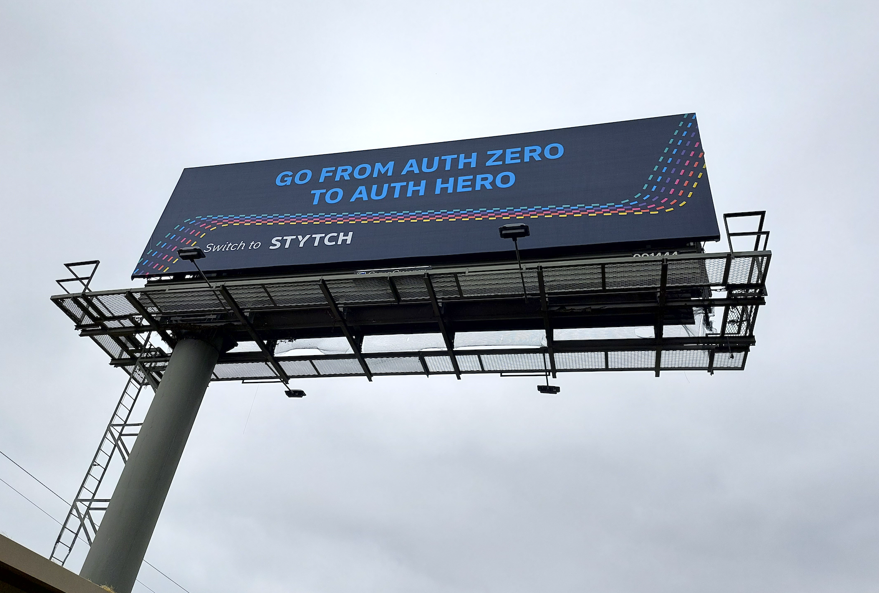 Stytch billboard: Go from Auth Zero to Stytch Hero