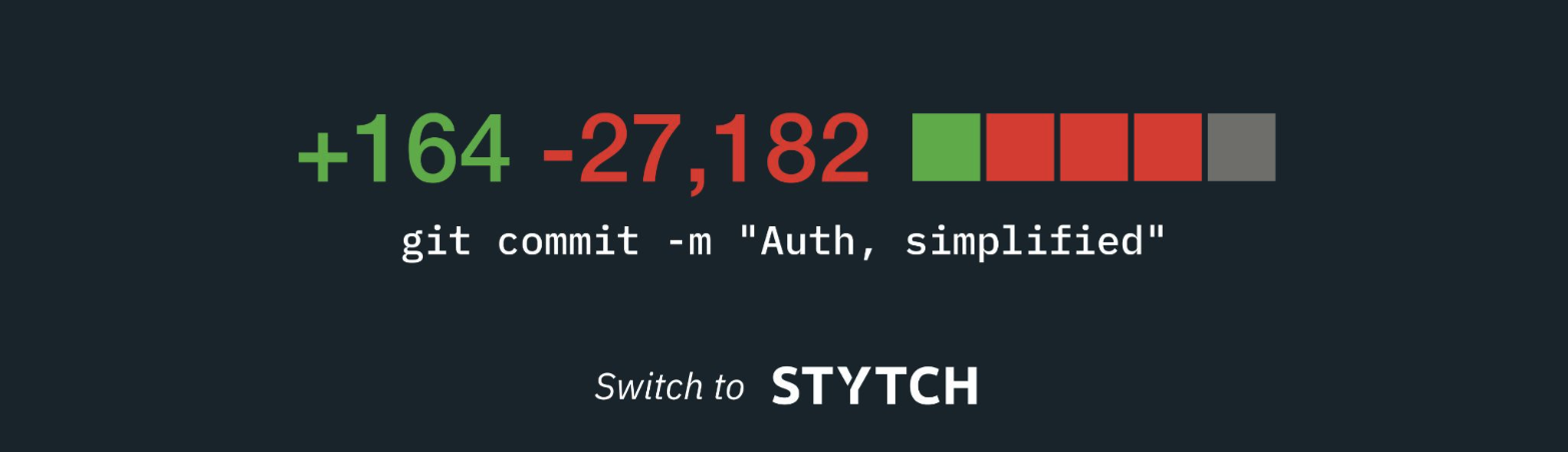 git commit -m auth simplified