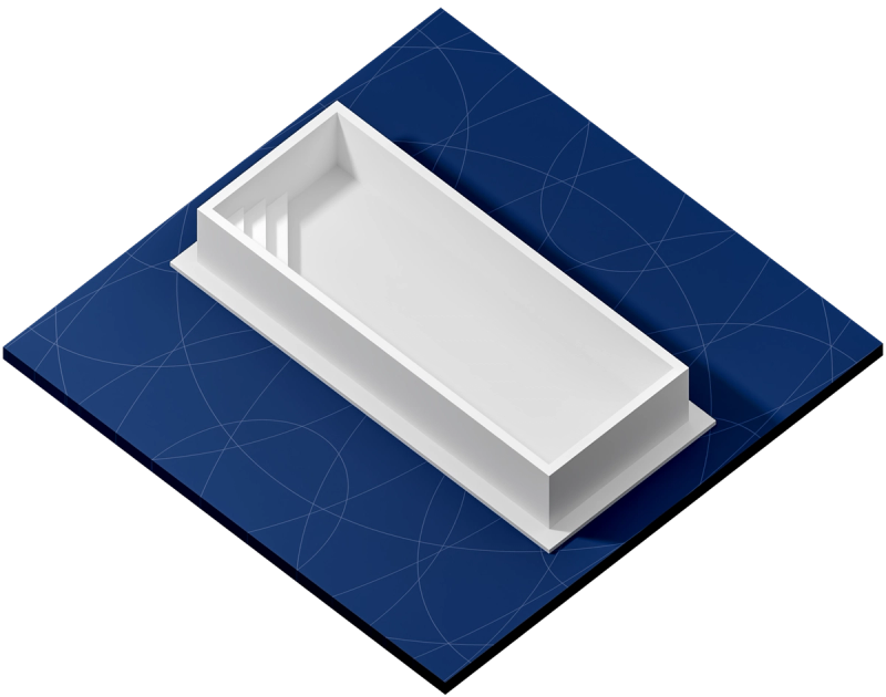 Een luxe zwembad bij een moderne villa