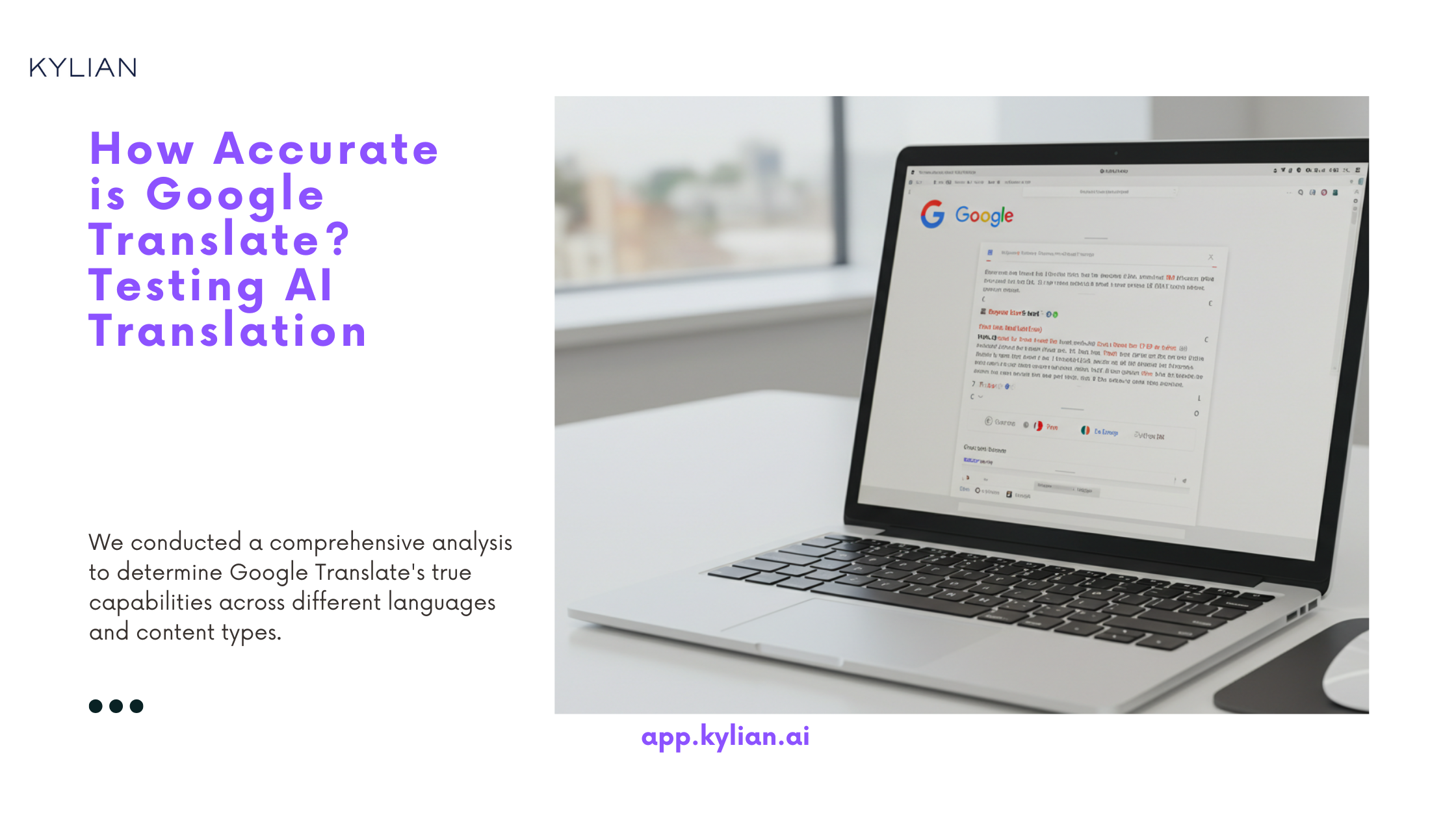 Visual representation of AI translation accuracy and language processing