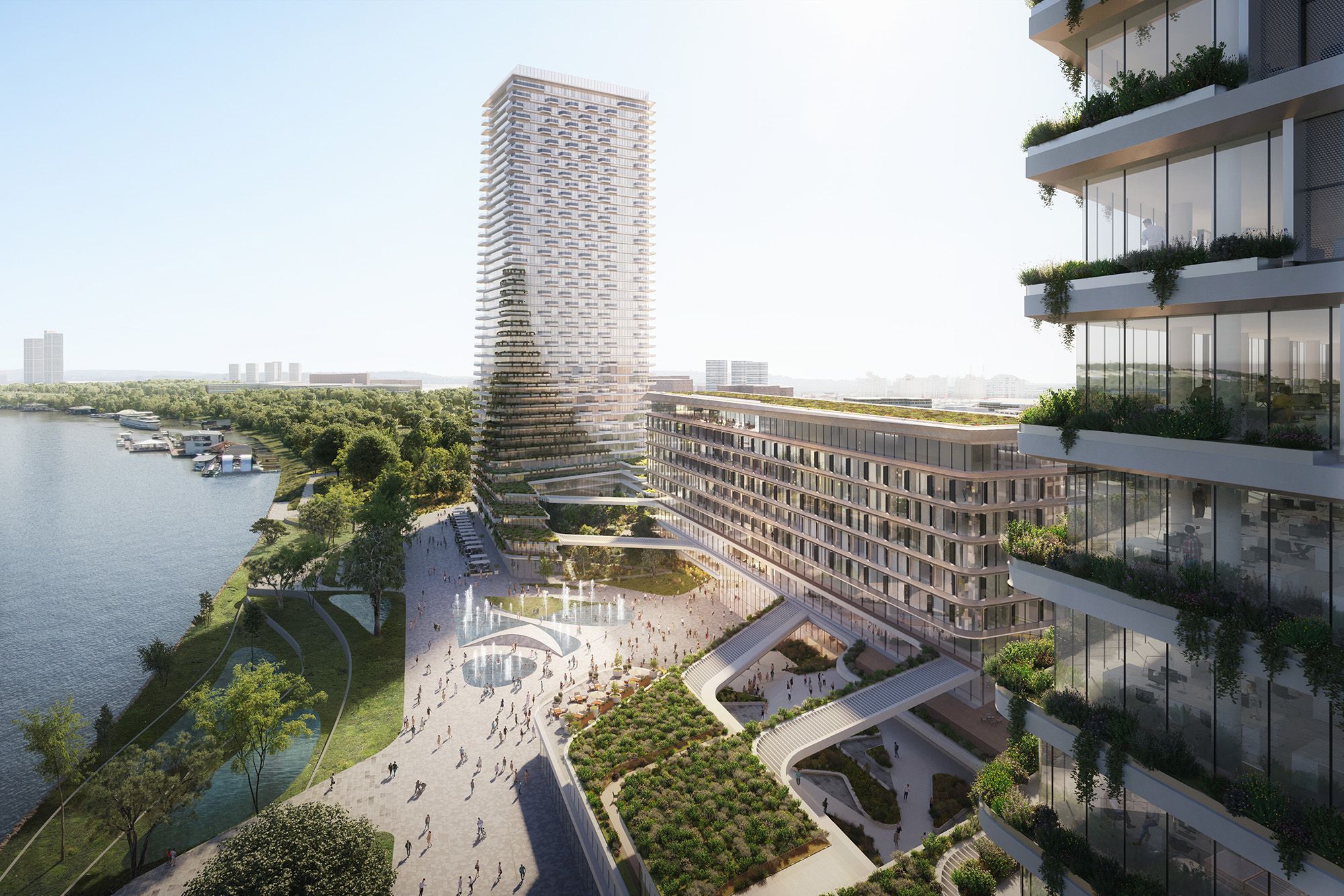 UNStudio - Belgrade Mixed Use Towers