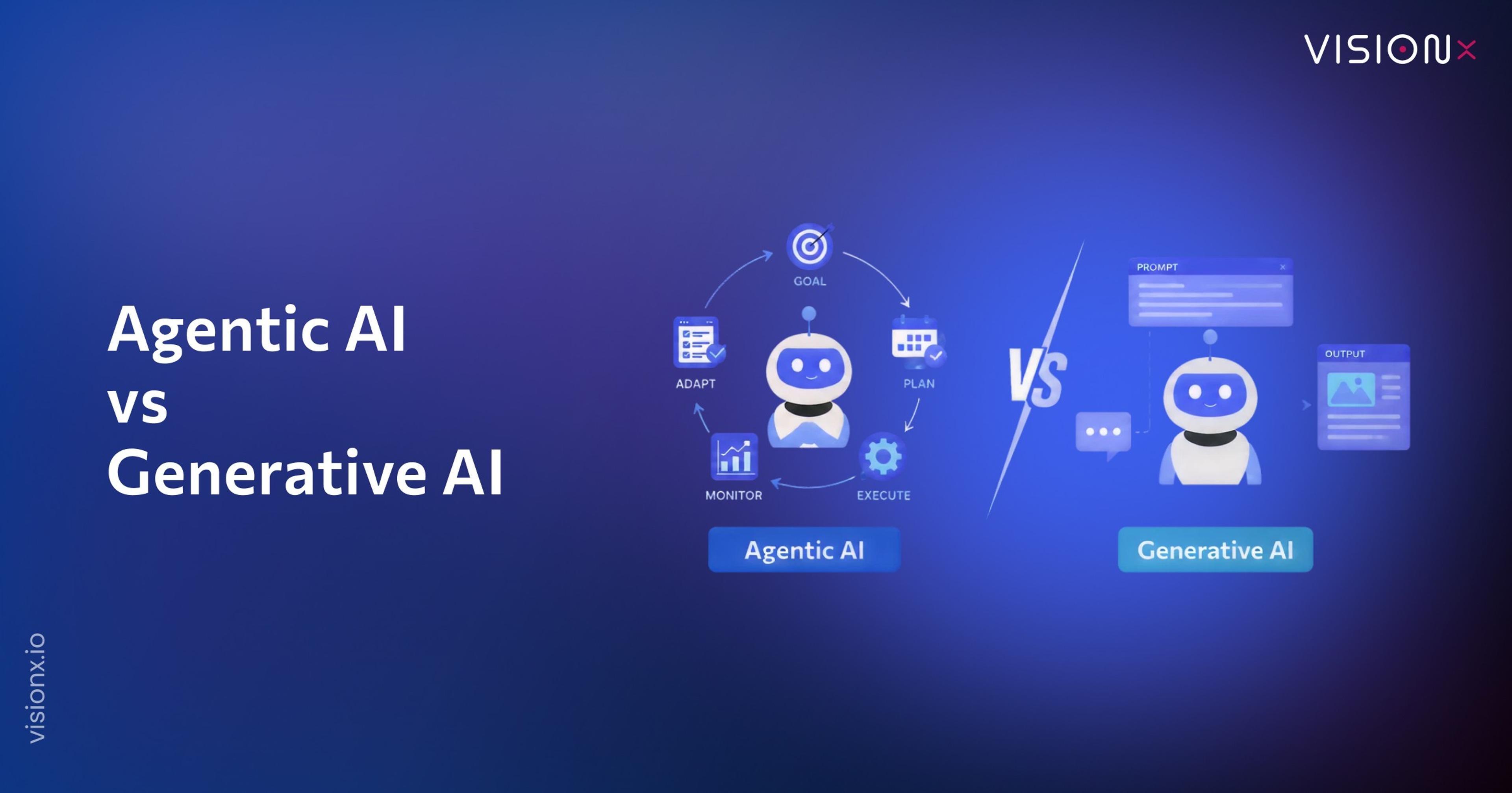Agentic AI vs Generative AI: 6 Key Differences Explained