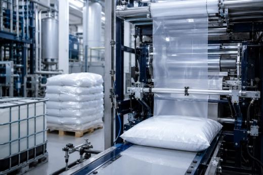 pakketje ingepakt met plastic folie