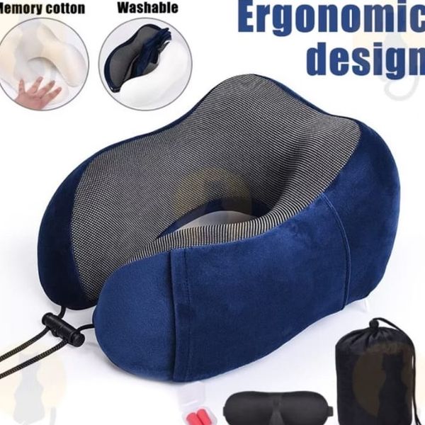 Memory Foam Travel Neck Pillow