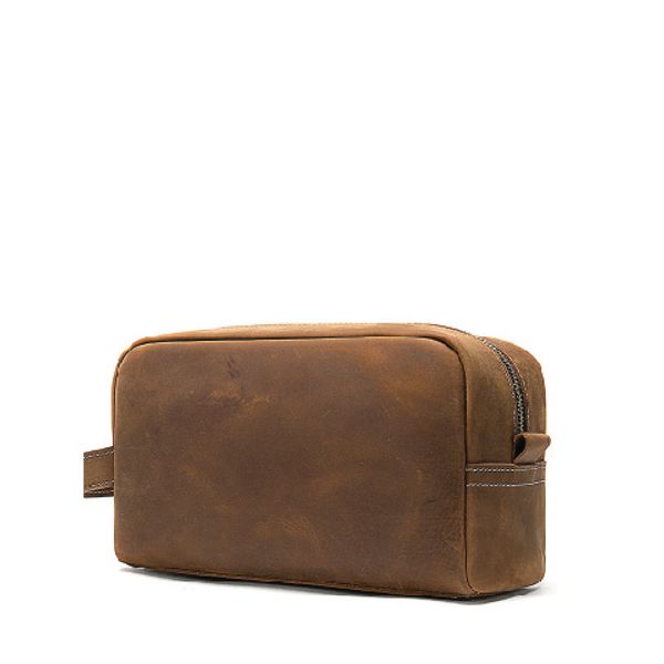 Square Leather Pouch