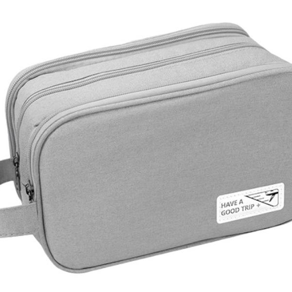 Travel Toiletry Waterproof Bag Wet and Dry Toiletry Separation